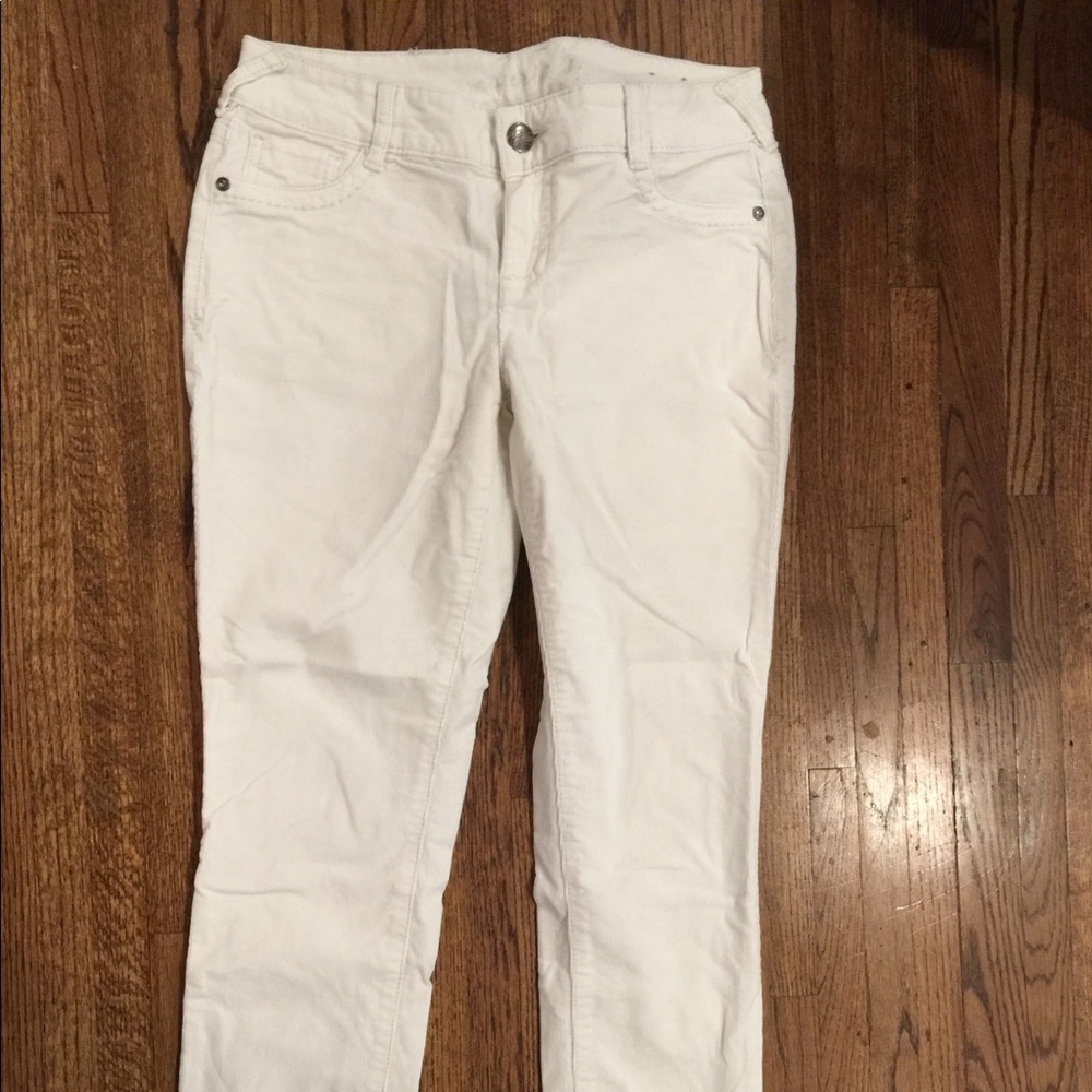Size large cream skinny jeans